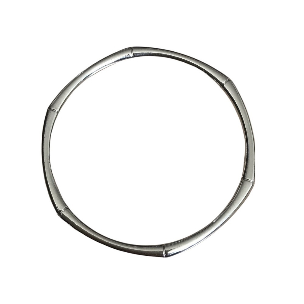 Silver Colored Bangle Bracelet